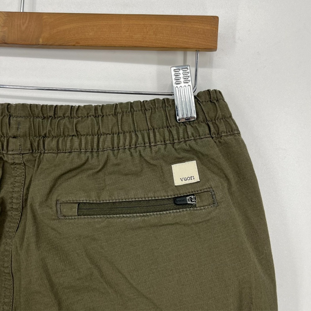 Vuori Ripstop Pants Women's S Olive Green Style #VW450 Drawstring‎ Pockets - Picture 8 of 9